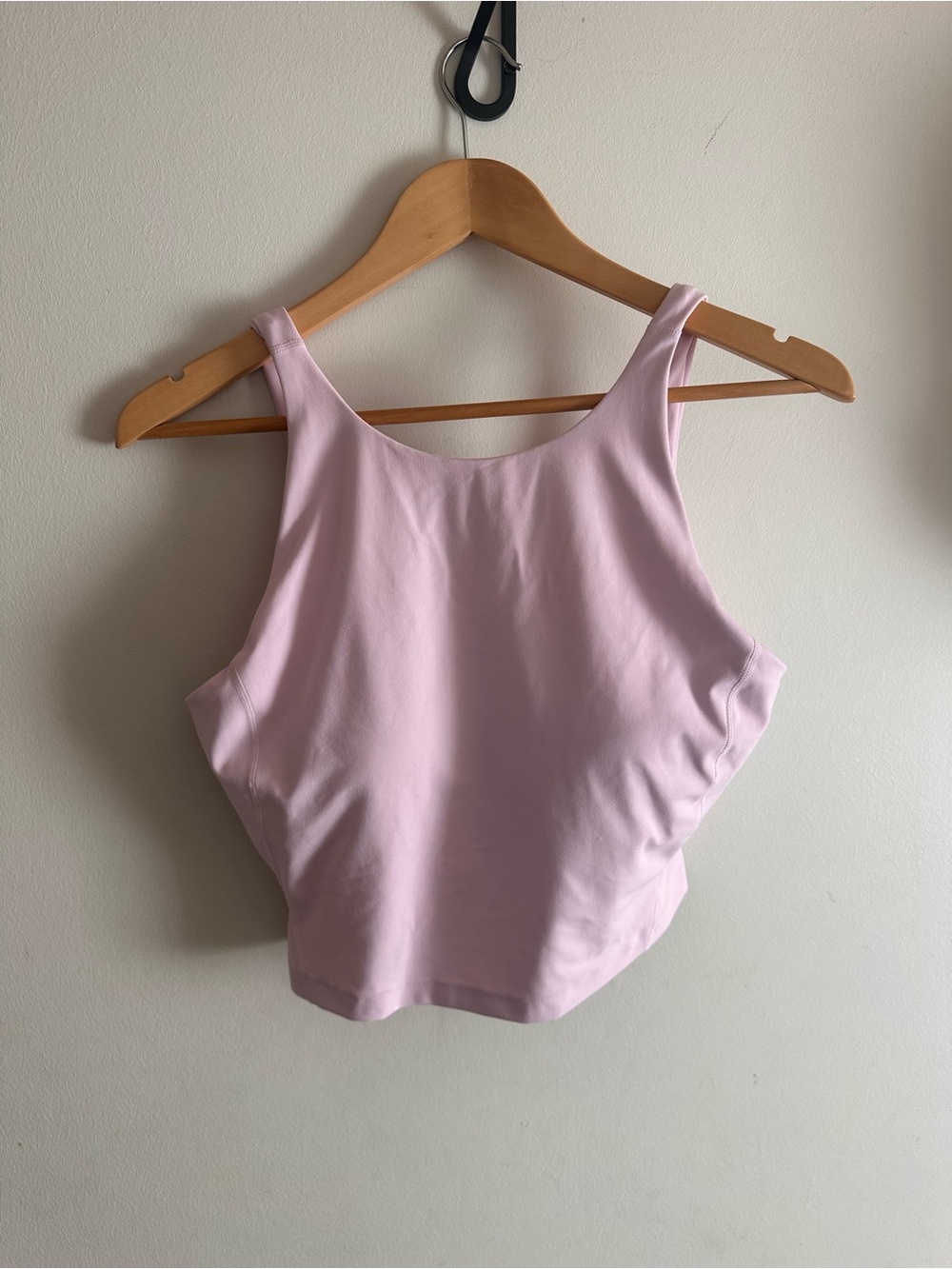 Lululemon Align High-Neck Tank Top Pink Nulu Size 12 LW1DKES